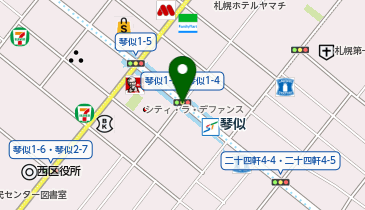 琴似(札幌市営)の地図画像