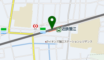 近鉄蟹江の地図画像