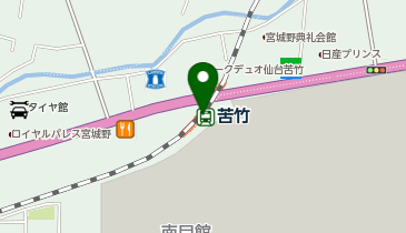 苦竹の地図画像