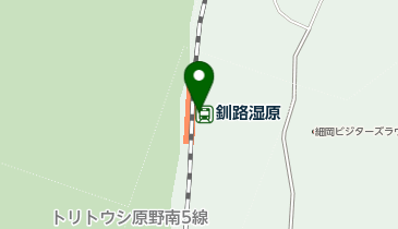 釧路湿原の地図画像