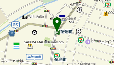 花畑町の地図画像