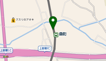 桑町の地図画像