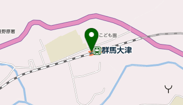 群馬大津の地図画像