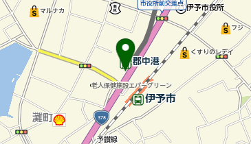 郡中港の地図画像