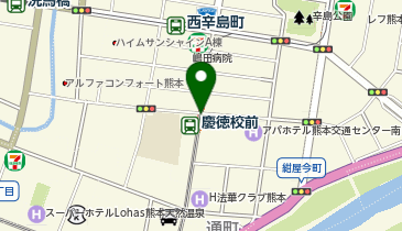 慶徳校前の地図画像