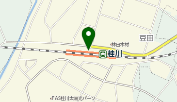 桂川(福岡県)の地図画像