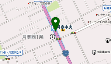 月寒中央の地図画像