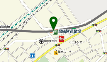 県総合運動場の地図画像