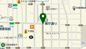 県庁通りの地図画像