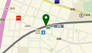 戸越公園の地図画像
