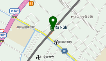 鼓ヶ浦の地図画像