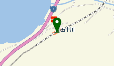 五十川の地図画像