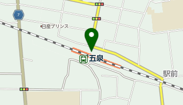 五泉の地図画像