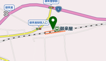 御来屋の地図画像