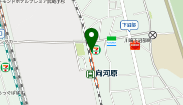 向河原の地図画像