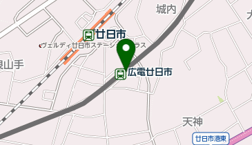 広電廿日市の地図画像