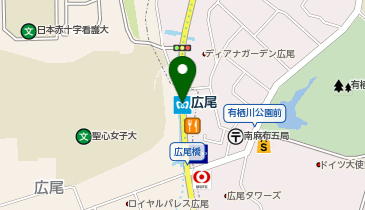 広尾の地図画像