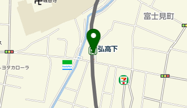 弘高下の地図画像