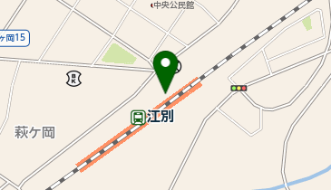 江別の地図画像