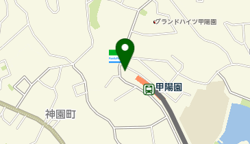 甲陽園の地図画像