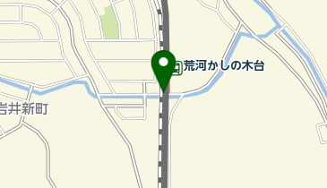 荒河かしの木台の地図画像