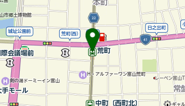 荒町の地図画像