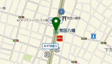 荒田八幡の地図画像