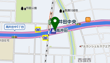 高井田(Osaka Metro)の地図画像