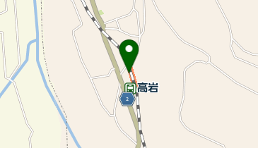 高岩(長野県)の地図画像