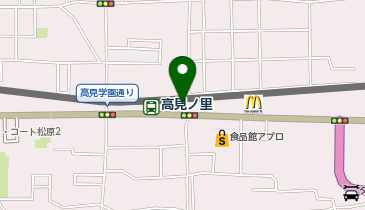 高見ノ里の地図画像
