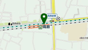 高島(岡山県)の地図画像