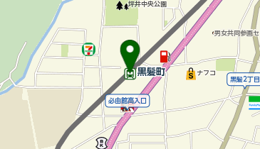 黒髪町の地図画像