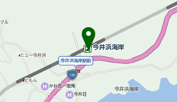 今井浜海岸の地図画像