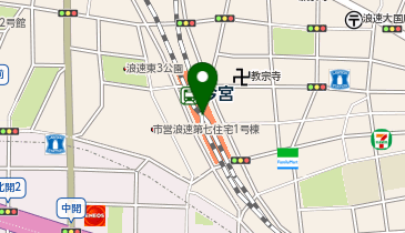 今宮の地図画像