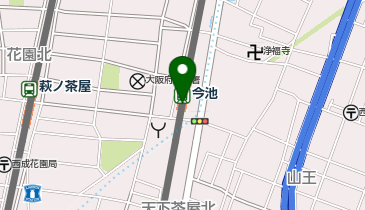 今池(大阪府)の地図画像