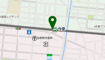 今里(近鉄線)の地図画像