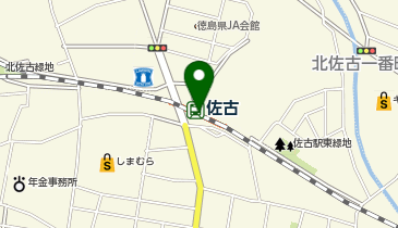 佐古の地図画像