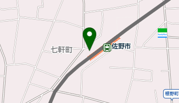 佐野市の地図画像