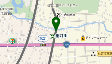 細井川の地図画像