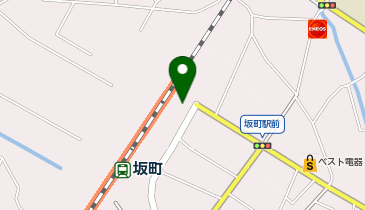 坂町の地図画像