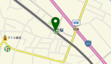 桜(三重県)の地図画像