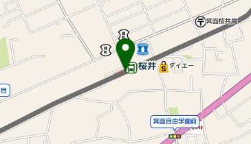 桜井(大阪府)の地図画像