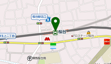 桜台(東京都)の地図画像