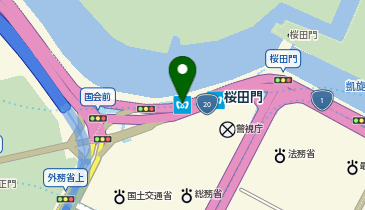 桜田門の地図画像