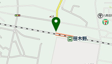 笹木野の地図画像