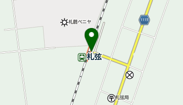 札弦の地図画像