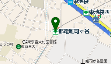 都電雑司ヶ谷の地図画像