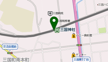 三国神社の地図画像