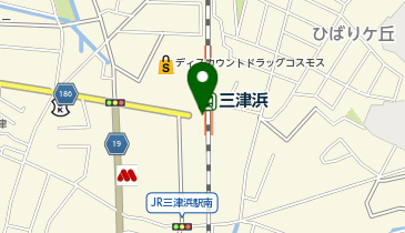 三津浜の地図画像