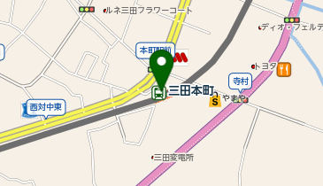 三田本町の地図画像